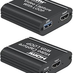 Microware Video Capture Card, HDMI Video Game Converter with Loop Out, HDMI to USB Capture Device Support Full HD 1080P Video for Gaming, Streaming, Teaching, Video Conference, Live Broadcasting-6