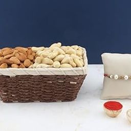 SFU E Com Dry Fruit Hamper For Rakshabandhan Gift | Dry Fruit And Rakhi For Brother | Dry Fruit Basket Hamper | 107-94