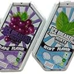 Ice Breaker Sugar-Free Mints Variety Pack, Each 9g X 4 Flavours - Watermelon, Grape, Mint, Strawberry-picture-13