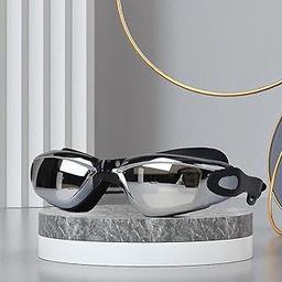 First Lens Powered Swimming Goggles with UV Protection & AntiFog 002 - (Minus -4.50)-image-36