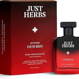 Just Herbs Intense Oud Red EDP Perfume Spray for Men, Long Lasting Up to 8 Hours Pure Fragrance Eau Da Parfum Mens Body Spray - 50 ml-picture-15