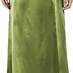 soch Women Green Satin Solid Petticoat-picture-24
