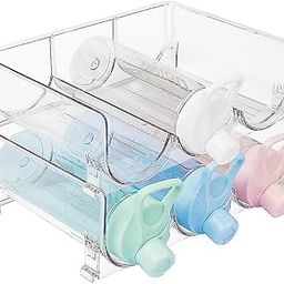 VHG Plastic Free-Standing Water Bottle and Wine Rack Storage Organizer for Kitchen Countertops, Table Top, Pantry, Fridge - Stackable - Holds 5 Bottles Each, 8 Pack-image-21