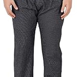 Alpha Men's Cotton Woven Checked Pyjama/Pajama/Track Pant for Casual/Night Wear/Lounge Wear Pack of 1 Mini Checked Black-picture-2