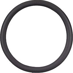 Amazon Brand - Solimo Faux Leather Steering Wheel Cover,Small,Black-image-5