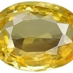 Natural Yellow Sapphire 11.25 Ratti Certified Loose Precious Pukhraj Stone AAA+Quality Gemstone (Yellow)(YO46-image-5