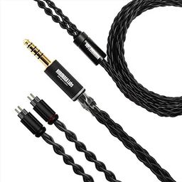 NOBUNAGA Labs Cassini-AXIS NLA-CSN-AXS [0.17 inch (4.4 mm) 5 Pole Balanced/Custom 2 Pin] Black-image-50
