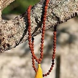 Optimus RUDRAKSHA Panchmukhi Rudraksha Mala for Shiv Bhakti | 108 Beads Rosary for Puja, Jaap & Daily Sadhana | Unisex Spiritual Mala-image-45