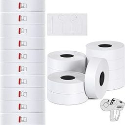 Feekoon White Price Labels Compatible with Monarch 1131 Price Gun, 1 Sleeve, 10 Rolls, 25,000 Price Marking Labels for Retail Stores, Small Business, Warehouses, Prices of-image-19