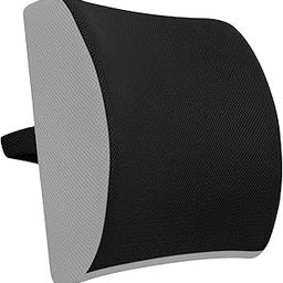 Orthopedic Memory Foam Back Cushion – Tailbone, Sciatica & Lower Back Pain Relief – Ergonomic Seat Cushion for Office, Home, Wheelchair & Car – Grey/Black-image-49