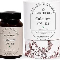 Calcium Magnesium Capsules | 100% Plant, Non-Synthetic | Bone Health Support with Vitamin D3 & K2 | 60 Capsules for Stronger Bones & Joint Relief | Clean Formula, No Additives, 260 grams-8