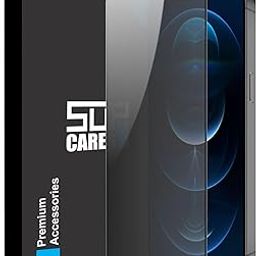 SupCares Military-Grade Privacy Tempered Glass Screen Protector for iPhone 12 Pro Max (6.7 Inch) With Installation Kit | Edge to Edge Coverage | Black-image-73