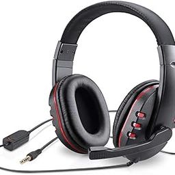 Picozon 3.5mm Plug Gaming Headset Headphone with Microphone for PS4, Gaming Switch, PlayStation Vita, Mac, Laptop, Tablet, Computer, Mobile Phones-30