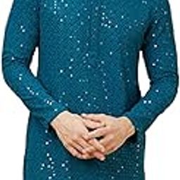 Men's Viscose Self-Design Kurta Pyjama Set (2pcs)-10