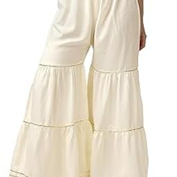 Super Soft Cotton Sharara with Lace Work in 10 Attractive Colors for Women's and Girl's (Free Size 26 inch to 36 Inch Waist)-picture-16