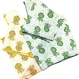 Floral Printed Round Neck Cotton Blouse | Women’s Short Sleeve Lightweight Top | Soft Pure Cotton Fabric | Daily Casual Look for Office and Summer Outings-image-72