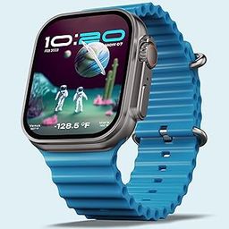 Boult Newly Launched Crown Smart Watch 1.95'' Screen, BT Calling, Working Crown, Zinc Alloy Frame, 900 Nits Brightness, AI Voice Assistant, SpO2 Monitoring, 120+ Sports Mode (Denim Blue)-22