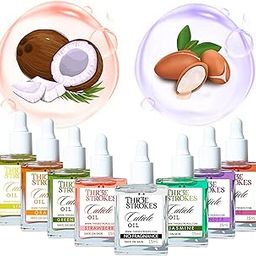 THR3E STROKES Nail Strong Oil for Cuticle Care, Nail Growth & Strength With Goodness of Almond Oil - Soft, Smooth, & Strong Lustrous Nails (SET OF 8)(15ML*8)-7