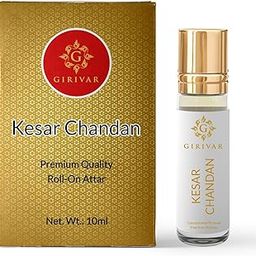 GIRIVAR FRAGRANCES Kesar Chandan Attar l 10 ml Roll-on Bottle l Long Lasting-44