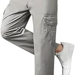 Casual Solid Men's Regular Fit Drawstring Cargo Pants with Multiple Pockets | Cotton Cargos for Men-picture-45