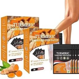 Turmeric Varicose Vein Patch – Herbal Vein Patches for Legs | Natural Relief for Varicose & Spider Veins, Reduces Swelling, Improves Circulation & Eases Leg Fatigue (2)-image-80