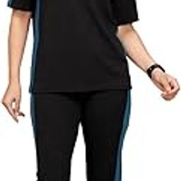 Women's Round Neck Cotton Tracksuit Set with Relaxed Fit Full Sleeves and Elastic Waist Pants for Activewear, Casual Wear, and Lounge Wear-picture-14