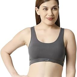 Womens Cotton Soft Padded Non Wired Sports Bra (JS 90-4)-image-27