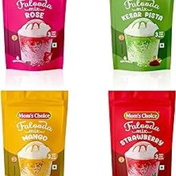 Mom's Choice Pack of 4 (Mix Falooda Rose, Kesar Pista, Mango & Strawberry (Each 200gm) )-image-49