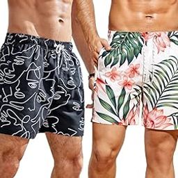 Men's Summer Cotton Printed Boxer Shorts, Elastic Waist Band with Side Pockets, for Workout,Training & Night wear - Pack of 2-picture-16