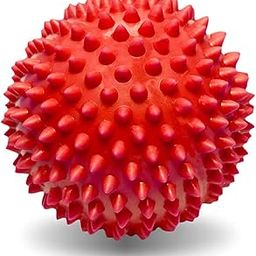Skull Sports Industries Cricket Reaction Ball for Training, Improving Reflexes, Agility & Fielding Practice Purpose (Material: TPE, Color: Red) Standard Size-image-1