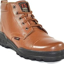 SHIELD-7 Genuine Leather Tan Police Boot For Men Extra Comfort & Lightweight-image-20