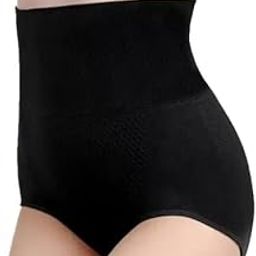 Women's Waist Slimming Shapewear – Tummy Control Underwear with Stay-Put Anti-Roll Design(Pack of 1) (Black Free Size)-image-56