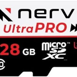 Nerv UltraPro Micro SD Card for Drones, Smartphones, Tablets, and More, Class 10 U3, High Performance, Secure Storage and Data Transfer, Magnet and X-Ray Safe (128)-50