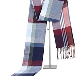Blue Light Multi Color Check Pattern Winter Stoles Muffler Scarf Cum Scarves Woolen Men and Women's Casual Soft And Warm Wool-image-76