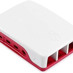 Ds Robotics® Raspberry Pi Official Pi 4 Case for Raspberry Pi 4 Model B 1GB/2GB/4GB (Red &White)-29