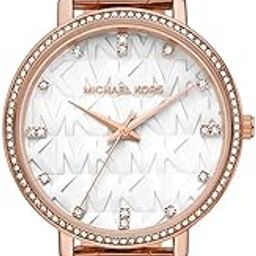 Pyper Quartz Crystal White Dial Women's Watch MK4594-image-70