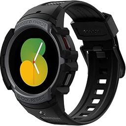 Spigen Rugged Armor Pro for Samsung Galaxy Watch 5 44mm Case with Strap, Galaxy Watch 4 44mm Case with Strap -Charcoal Gray-image-52