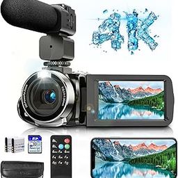 Video Camera Camcorder 4K 60FPS Vlogging Camera Recorder for YouTube-picture-10