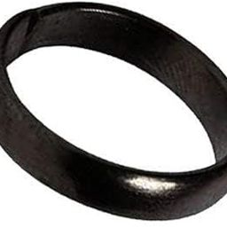 Rebinyn Men's Black Horse Shoe Iron Ring - Adjustable-image-64