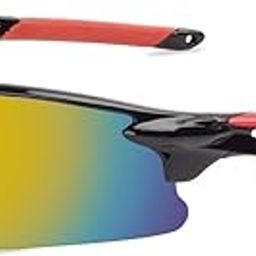 Roshfort Sports Non Polorized Sunglasses UV Protection Sunglass for Men & Women Cycling Running Driving Fishing Multi Shade Glasses ITALIC (Size -Medium)-image-49