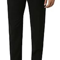 Mid Rise Solid Formal Trouser for Men|Slim Fit|Stretchable Waistband| Flexible Formal Pants-picture-31