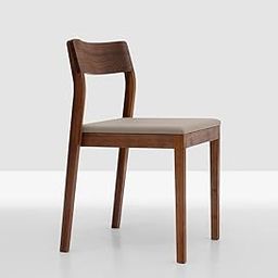 Genuine Decor Set of 2 Rosewood Dining Chairs – Rustic Teak Brown Finish, Solid Wood, No Cushion, Perfect for Dining Room (Cushion White)-15