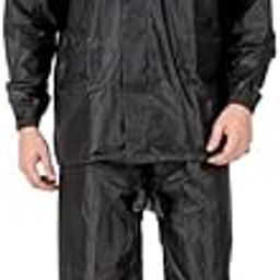 Women's Black Solid Raincoat|Rainsuit|Overcoat|Barsaati with top, Bottom, Cap and Cover (Black) (Pack of 1) (Multisize)-image-53
