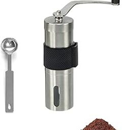 Coffee Grinder, Coffee Accessories, Coffee Machine Accessories, Stainless Steel Body, Tooth Handle, No Power, Whole Bean, Hand Coffee Grinder, Fast Grinding Portable, Birthday Gift-image-31