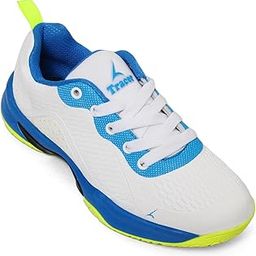 TRACER Tennis/Badminton Non-Marking Shoes for Kids (Unisex) Stylish & Comfortable Footwear, Lightweight & Breathable, Pu, Lace Up Closure, Shoe for Workout, Playground, Size - 2 to 5 UK-image-7