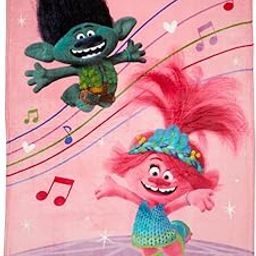Franco DreamWorks Trolls 3 Band Together Movie Kids Bedding Super Soft Plush Throw Blanket, 62 in x 90 in, (Officially Licensed Product)-image-24