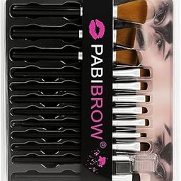 PABI BROW Professional Eyebrow Brush Set – Kit with Precision Angled, Flat & Blending Brushes for Makeup, Eye Shadow, Brow Shaping & Grooming-image-34