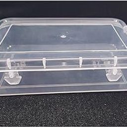 R. D. Traders Plastic Rectangular Boxes - Set of 4 Pieces, Small, Transparent-image-7