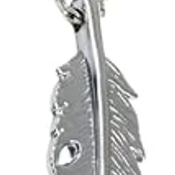 Stylish trendy Feather Pendant stylish locket for Men and Boys Pendants with chain For Men Accessories Jewellery for Men Birthday Gift for Men and Boys Anniversary Gift for Husband(Silver)-image-79