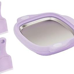 Fruit Ice Cream Maker Easy Clean Freezing Quickly Stainless Steel Yogurt Maker Purple-92
